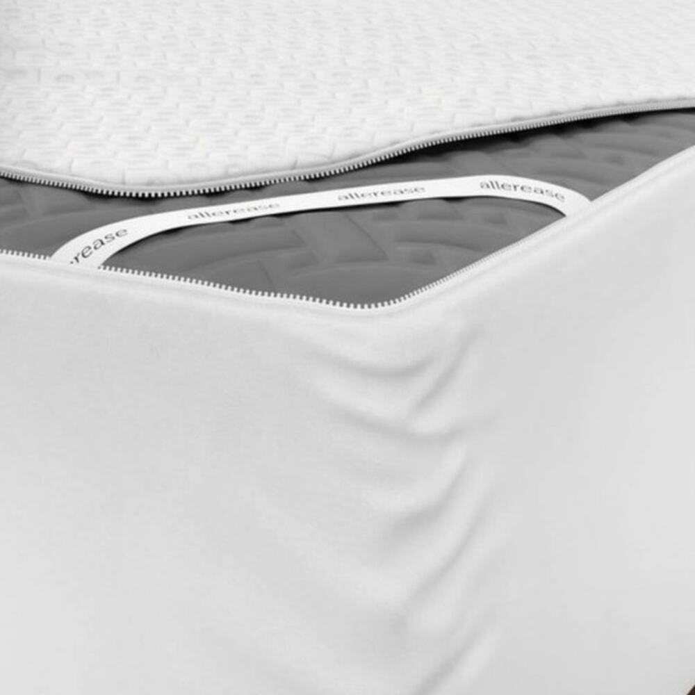 Allerease Full Platinum Plush Waterproof Allergen Bedbug Barrier Protector 14" - Picture 7 of 9